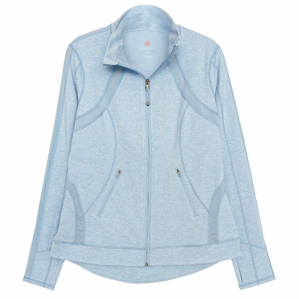 Brand New Without Tag TANGERINE HEATHER INSERT MESH JACKET #BLUE size#S